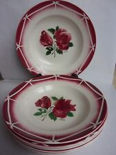 6 Anciennes Assiettes DIGOIN SARREGUEMINES Modèle CIBON FRANCE Signé