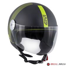 Casque Helmet Jet Givi 10.7 Mini J Vert Noir Mat Taille XL