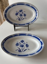 2 Plat Ravier Porcelaine