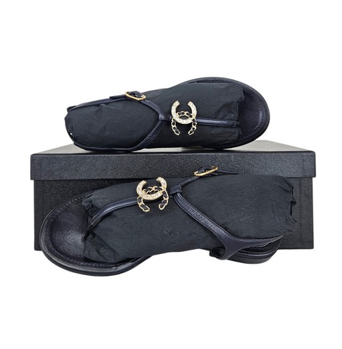 Chanel sandales cuir - chanel, en