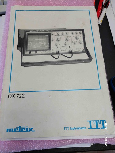 Ox722 oscilloscope metrix - ox722,