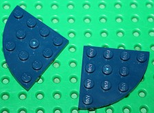 Lego Star Wars Navy blue Plate Round Corner ref 30565/set 7751 8018 75042 8635