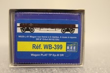 REE HO. Wagon plat a bogies