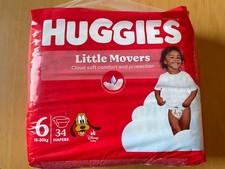 HUGGIES Couches Bébés Little Movers Disney pluto 15-30 kg Taille 6 (34 pcs)