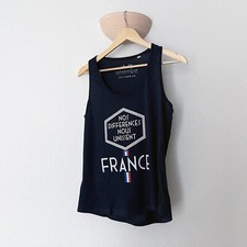 Top femme Nos Différences Nous Unissent équipe de France foot débardeur - M