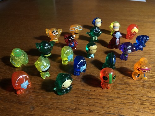 Translucent sparkly gogos - sparkly,