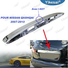 Pour Nissan Qashqai 2007-2013 Poignee Baguette Hayon Coffre Arriere Chromé Neuf