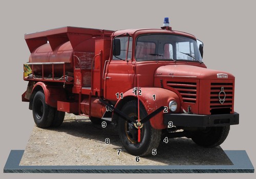 Camion truck berliet pompier - ,
