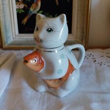 Théière Zoomorphe En Forme De Chat Porcelaine Chinoise