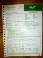 8065-05 - Fiche Technique Fiat