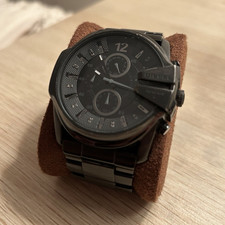Diesel Men's Black Stainless