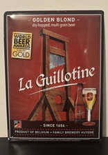 plaque publicitaire Bière La
