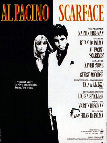 Scarface affiche de cinéma - -,