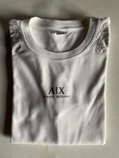 VETEMENT PULL SWEAT ARMANI EXCHANGE A|X BLANC TAILLE M OCCASION