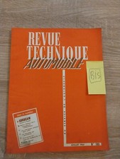 REVUE TECHNIQUE SUNBEAM ALPINE 1500 1600 1.5 1.6 RTA SUNBEAM RAPIER