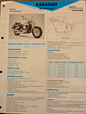 Kawasaki VN 800 Classic B1 B2 B3 1996 à 1998 800 Fiche technique moto RMT ETAI
