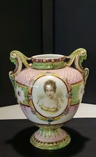 Antique Austrian Portrait Vase
