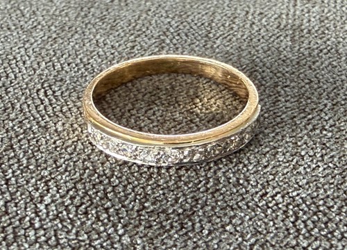 Bague jaune carats et - bague, or