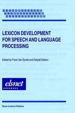Lexicon development for speech - lexicon,