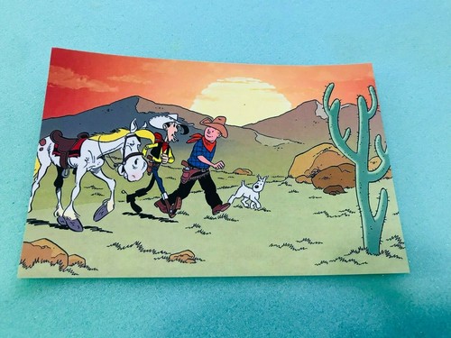 Carte postale 15x10 tintin - postale,