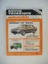 REVUE TECHNIQUE RTA RENAULT 25