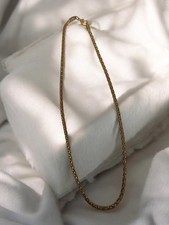 Collier vintage plaqué or