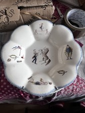 JOLIE ASSIETTE EN FAÏENCE DE GIEN  ( D 23 cm) décor "LE CIRQUE " Super État