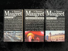 ¤ Lot 3 romans policiers - MAIGRET - Georges SIMENON - Presses Pocket