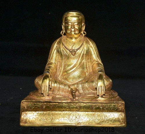Old tibet buddhism copper - buddhism,