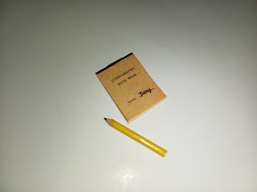 Bloc sténo crayon - sténo, de