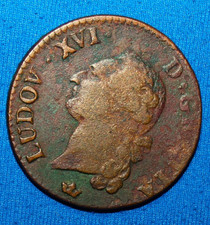 Rare : Sol à l'écu, Louis XVI - 1790 M (Toulouse) / R2 (100 000 ex.)