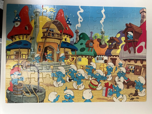 Peyo puzzle schtroumpf - peyo,