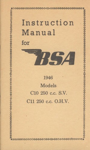 Bsa c10 250 c11 - bsa, &
