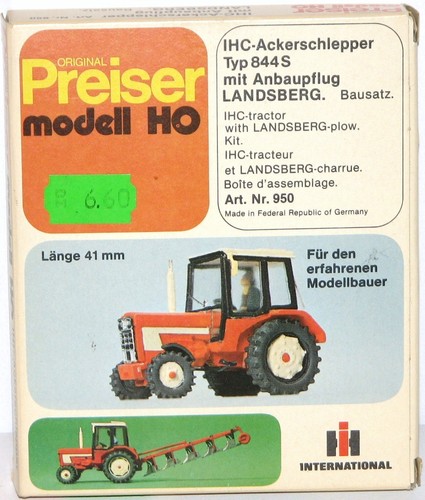 Tracteur agricole preiser - preiser, h0