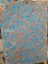 Papier marbré à la cuve de