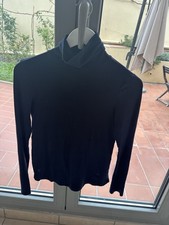 Col roulé côtelé en viscose