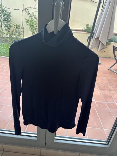 Col roulé côtelé viscose - col, en