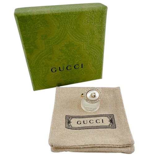 Bague effet chaîne gucci - bague,
