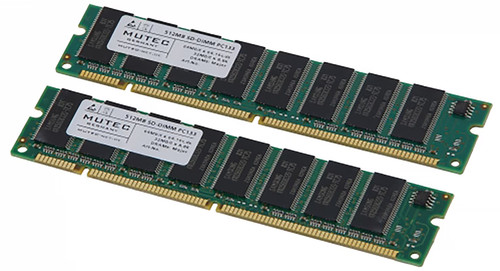 Yamaha mémoire - mémoire, (2x512mb)