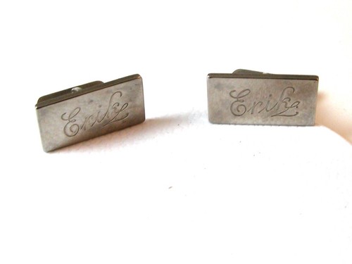 Ton argent vintage gravé - argent,