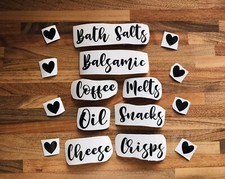 10 x étiquettes autocollants