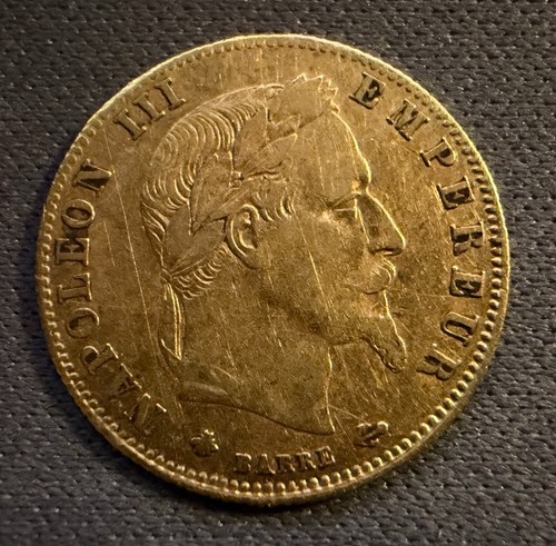 Francs napoleon iii - 5, or