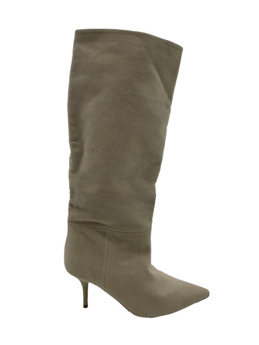 Bottes aiguilles daim taupe - bottes,