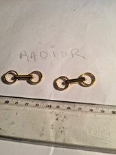 MANCHETTES PLAQUE OR(radior)