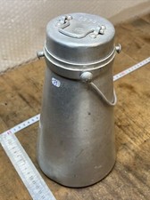 ANCIEN POT À LAIT ALu bidon vintage alu déco 1 Litre Conique, Rare 1938 (n.11)