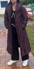 Manteau long bordeau Breal, très bon état, taille S