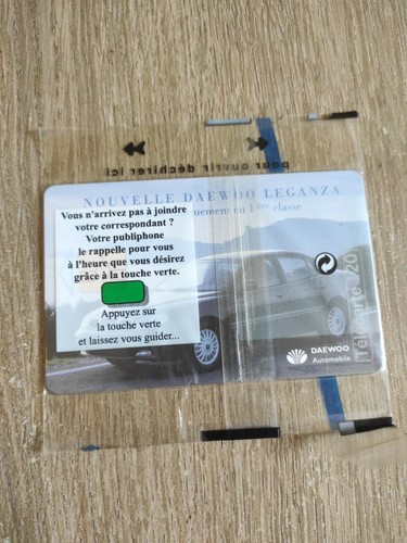 Carte téléphonique neuve - téléphonique,