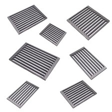 Grille En Fonte pour Cheminée Poêle Barbecue Fond Cendre Différentes Mesures