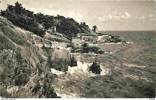 Carte postale la - -,