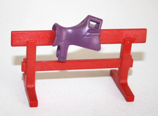 PLAYMOBIL 4234 5057 BARRIERE ROUGE SUPPORT SELLE VIOLET CIRQUE EQUESTRE